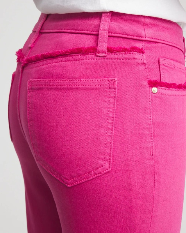 Girlfriend Frayed Cropped Jeans - image 4